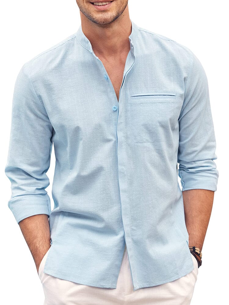 Classic Fit Long Sleeve Cotton Shirt
