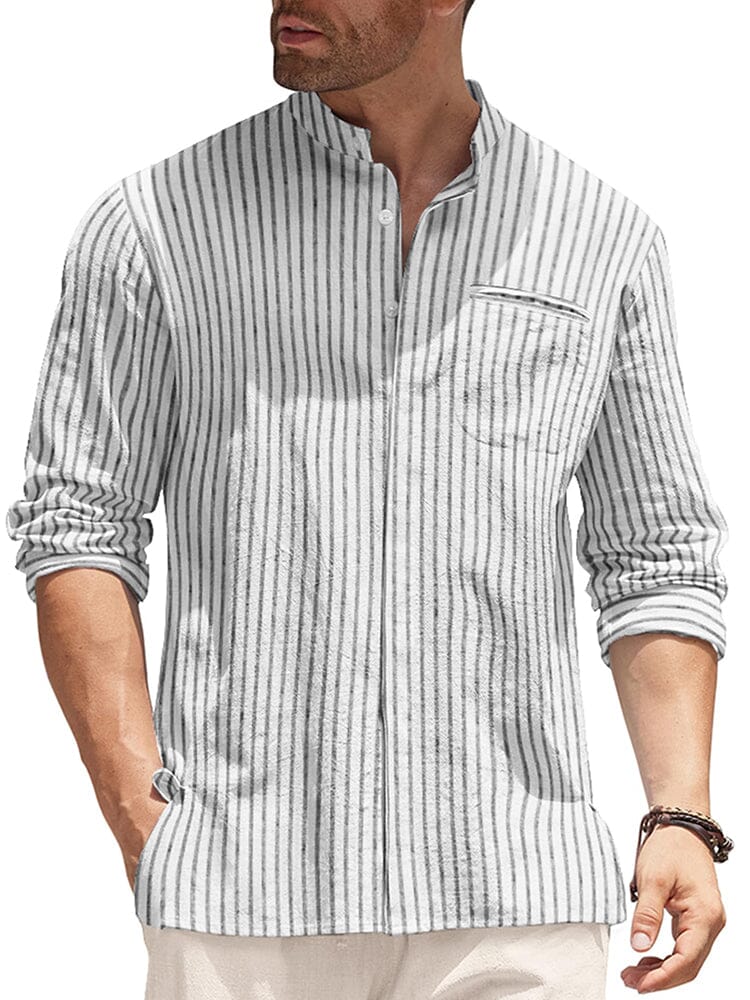 Classic Fit Long Sleeve Cotton Shirt