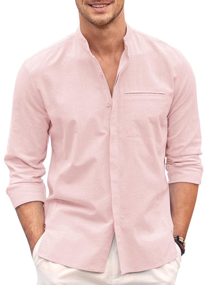 Classic Fit Long Sleeve Cotton Shirt