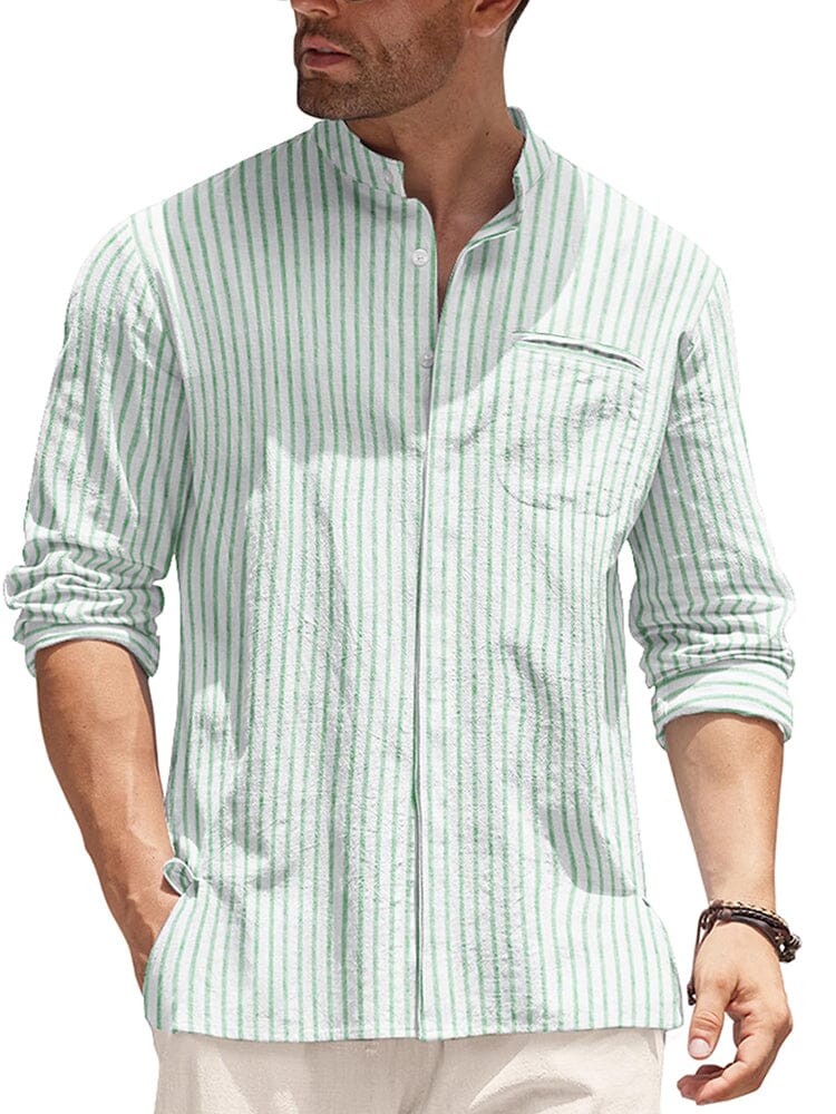 Classic Fit Long Sleeve Cotton Shirt