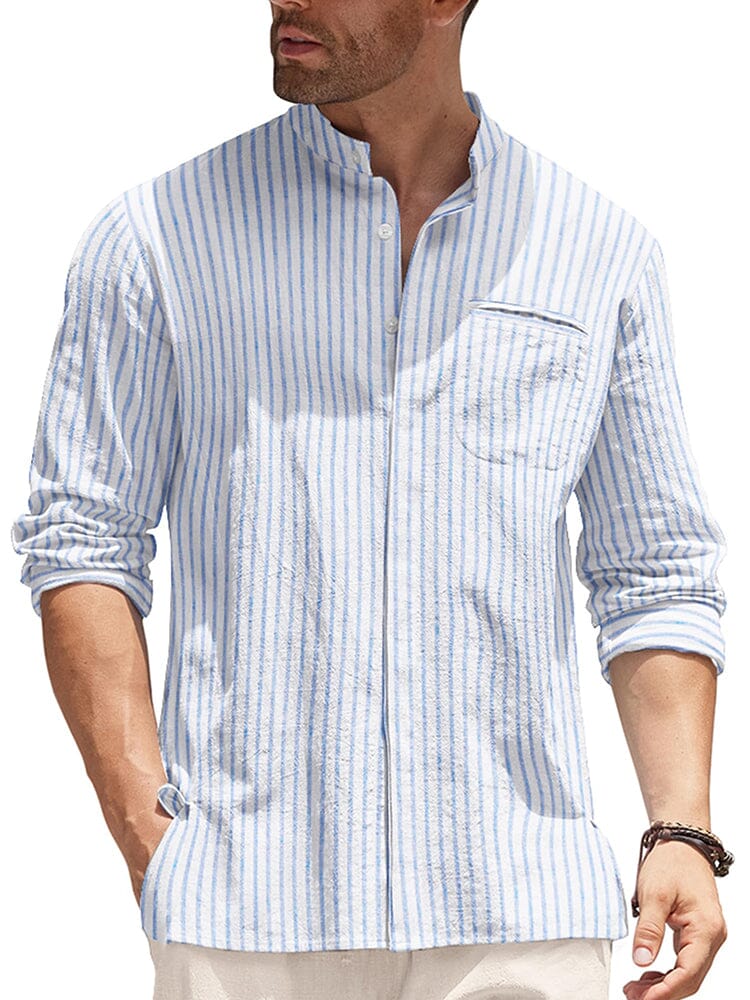 Classic Fit Long Sleeve Cotton Shirt