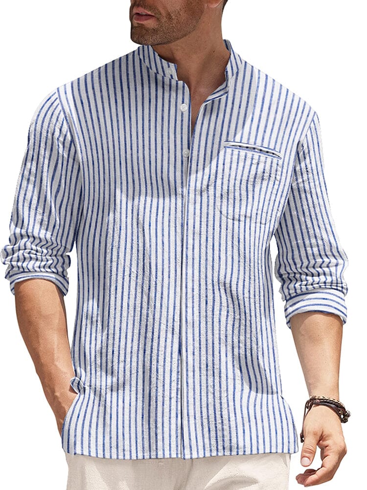 Classic Fit Long Sleeve Cotton Shirt