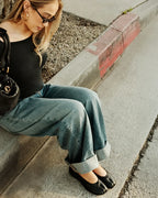 Steve Madden Calico Black Leather  -  BLACK LEATHER