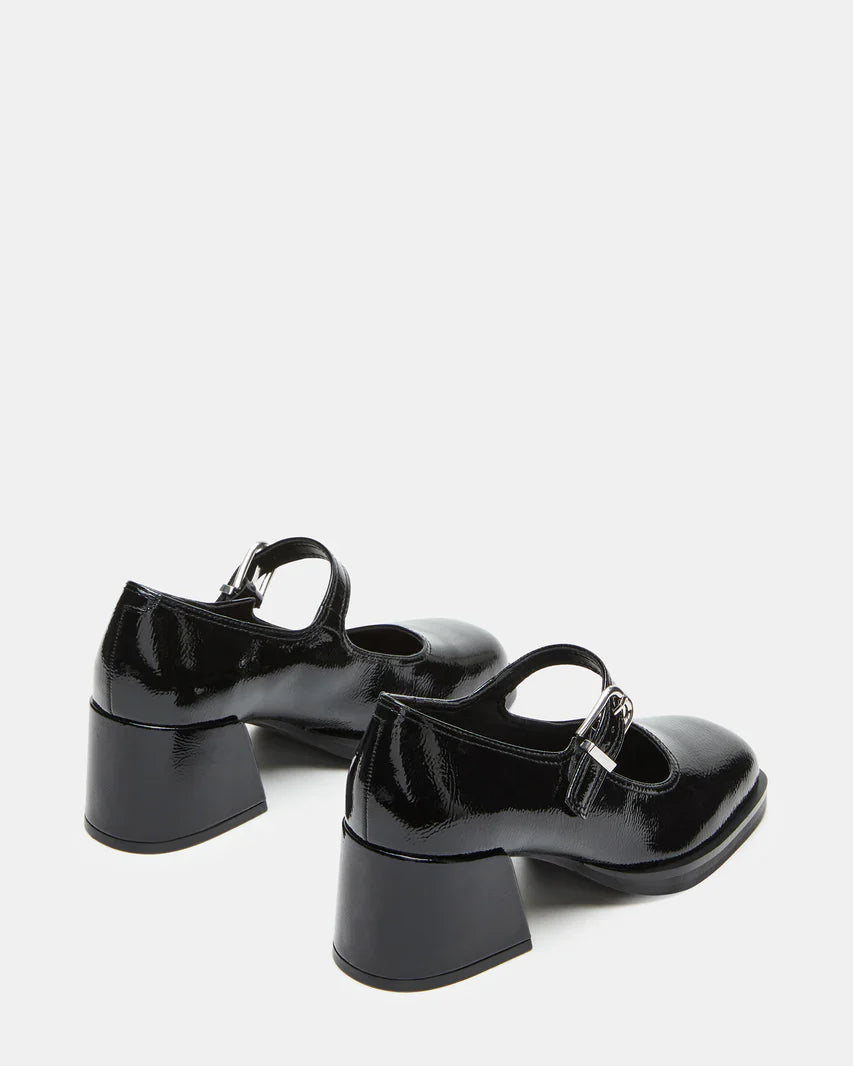 Steve Madden Lisbon Black Patent  -  BLACK PATENT