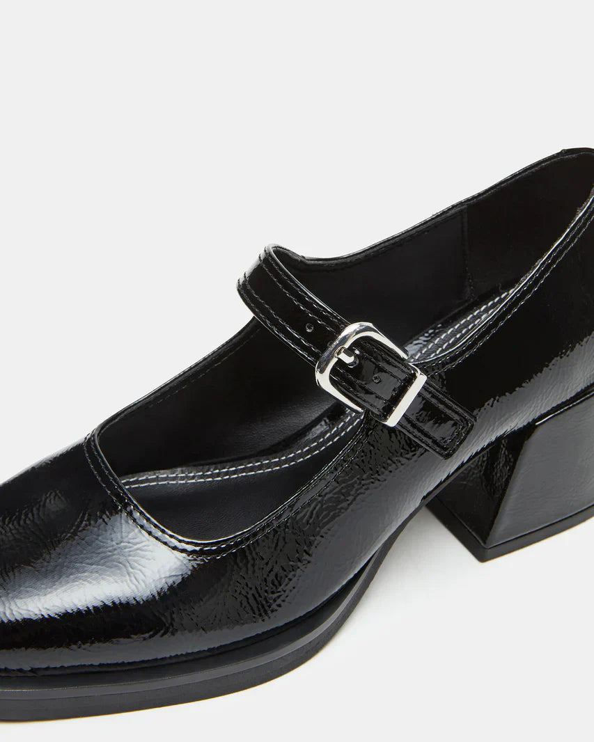Steve Madden Lisbon Black Patent  -  BLACK PATENT