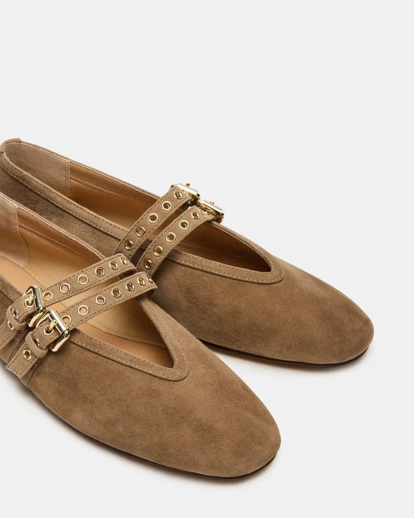 Steve Madden Lydiaa Taupe Suede  -  TAUPE SUEDE