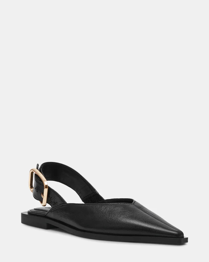 Steve Madden Shay Black Leather  -   BLACK LEATHER