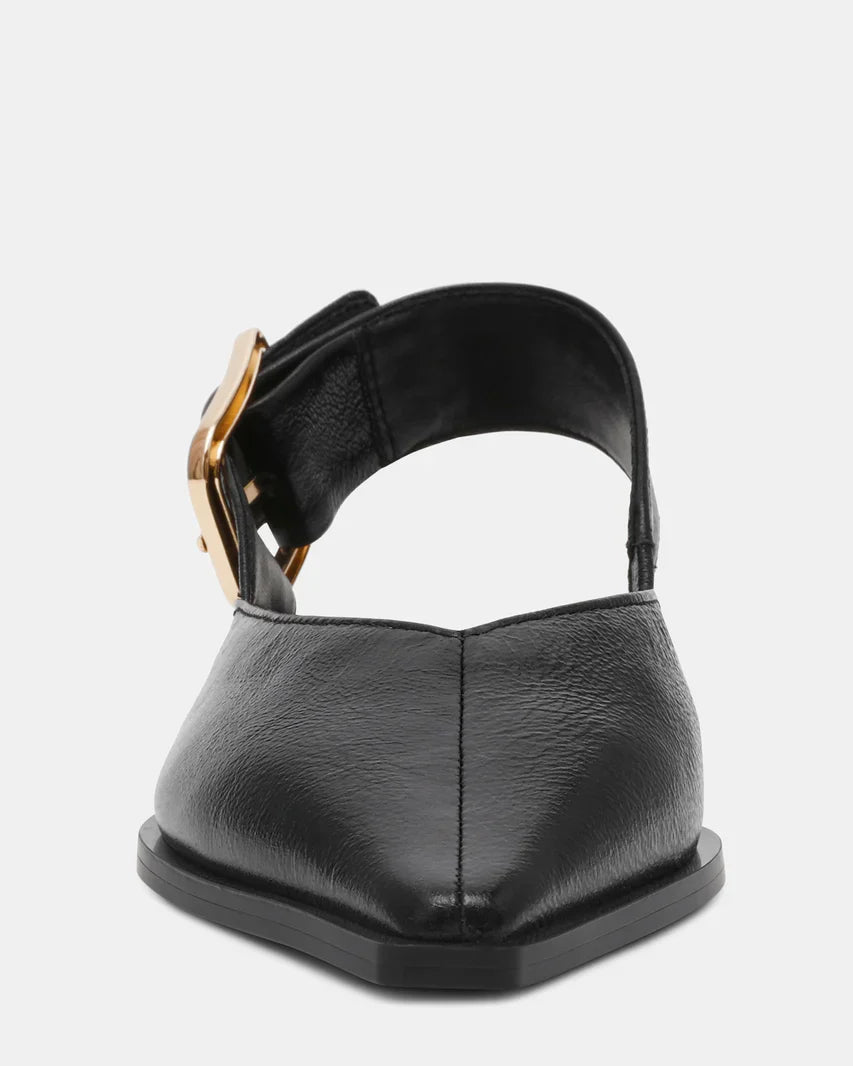 Steve Madden Shay Black Leather  -   BLACK LEATHER