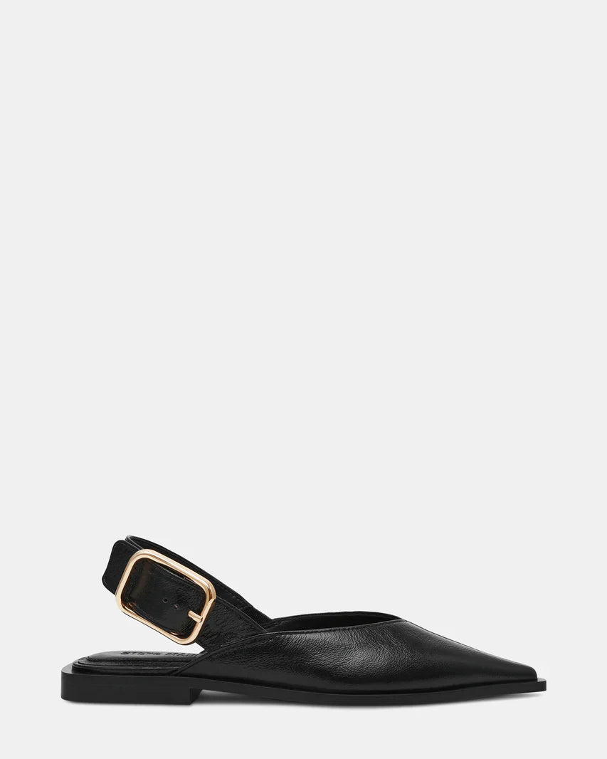 Steve Madden Shay Black Leather  -   BLACK LEATHER