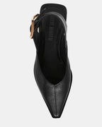 Steve Madden Shay Black Leather  -   BLACK LEATHER