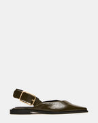 Steve Madden Shay Olive Leather  -   OLIVE LEATHER
