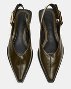 Steve Madden Shay Olive Leather  -   OLIVE LEATHER