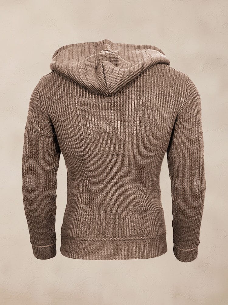 Stylish Splicing Knit Pullover Kapuzenpullover