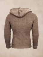 Stylish Splicing Knit Pullover Kapuzenpullover