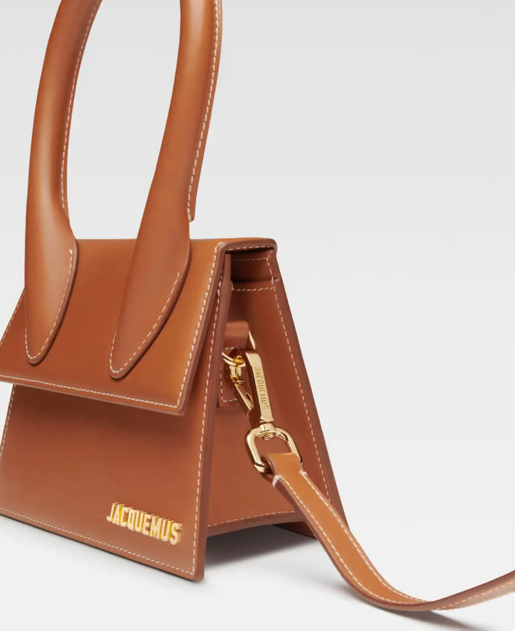 JACQUEMUS The medium Chiquito Bag - Brown