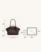 JW PEI Hana Medium Tote Bag - Dark Brown