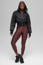 Alo Yoga Cropped Atmosphere Puffer  -  Black