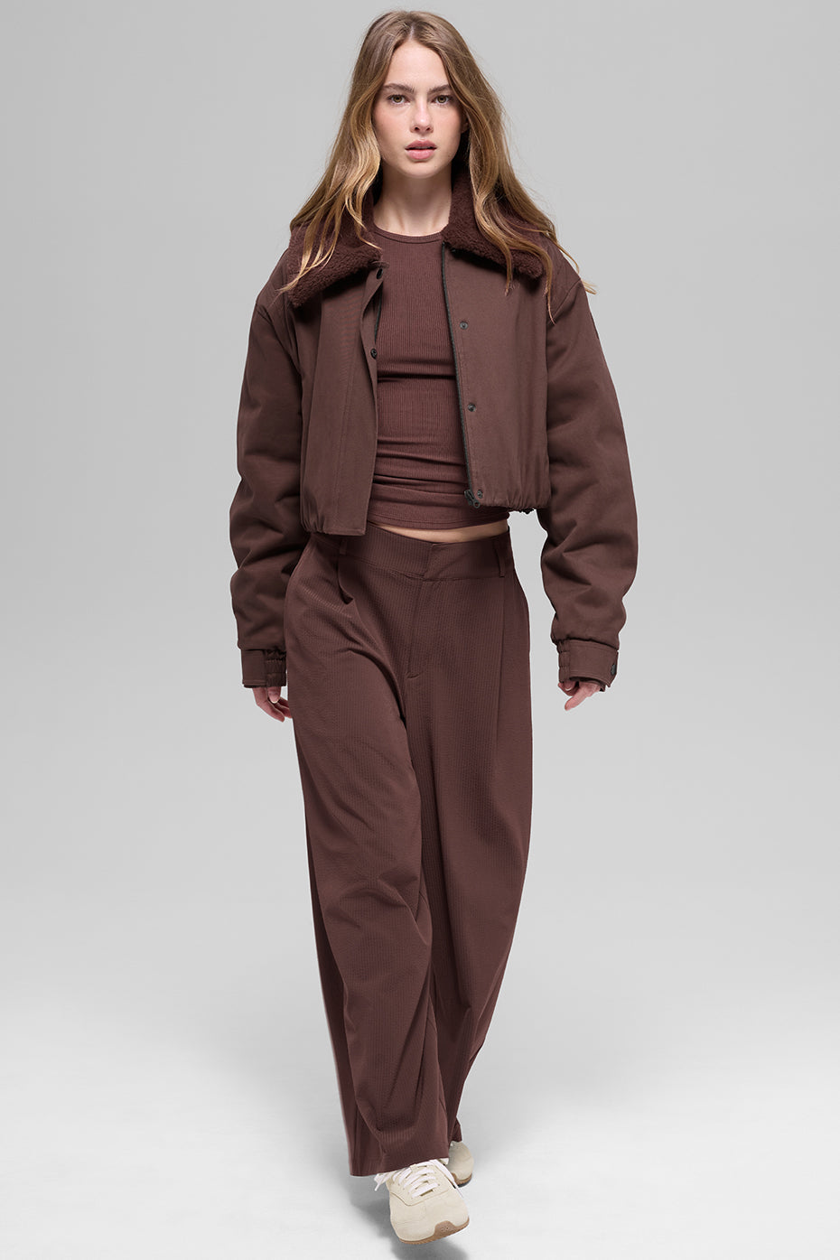 Alo Yoga Navigator Jacket  -  Brownstone