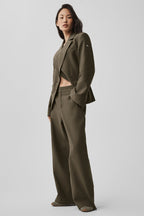 Alo Yoga Cinch Blazer  -  Olive Tree
