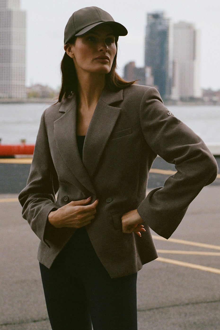 Alo Yoga Cinch Blazer  -  Olive Tree