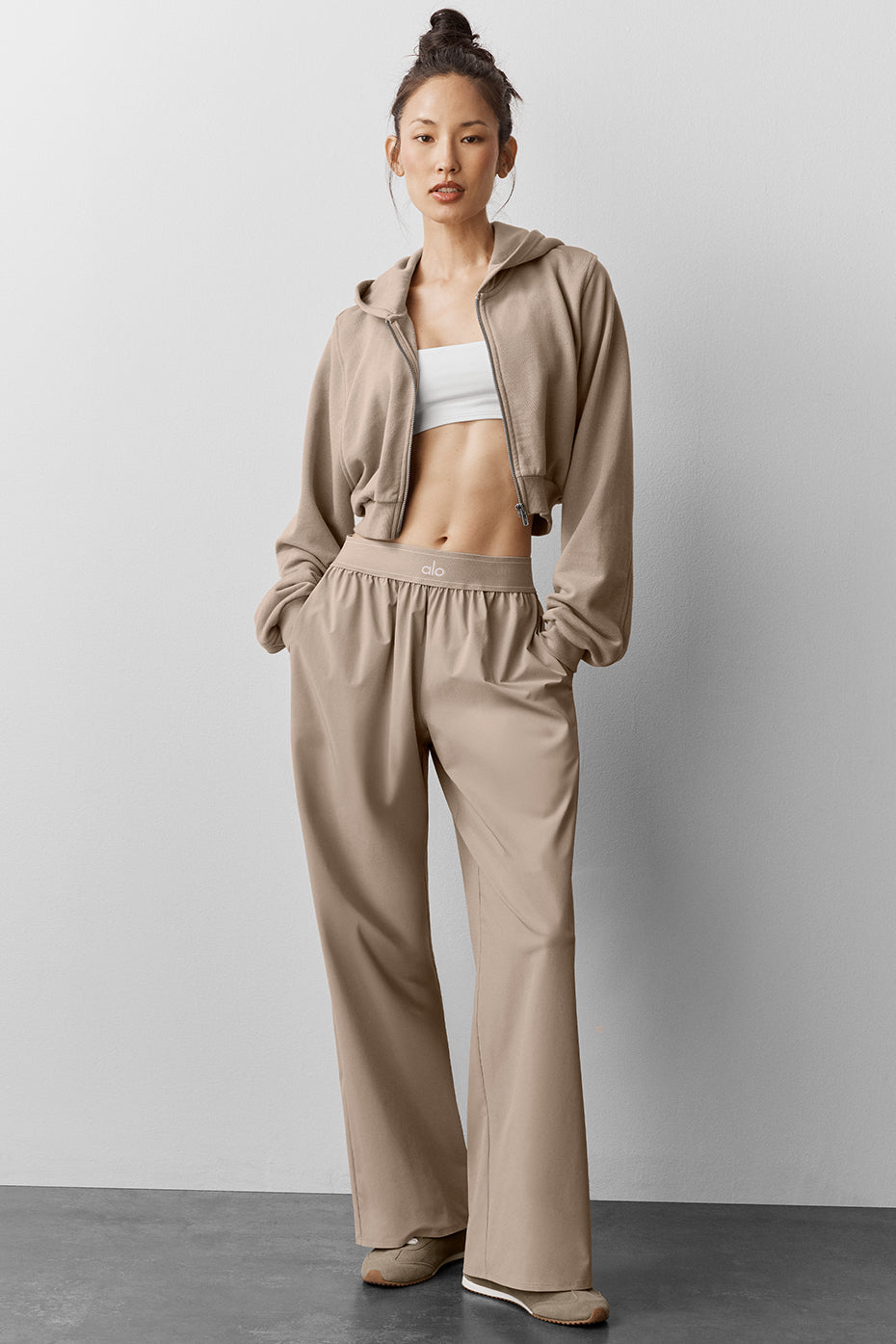 Alo Yoga Suit Up Trouser (Regular) -  Gravel