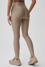 Alo Yoga Airlift High-Waist Sleek Legging  -  Gravel
