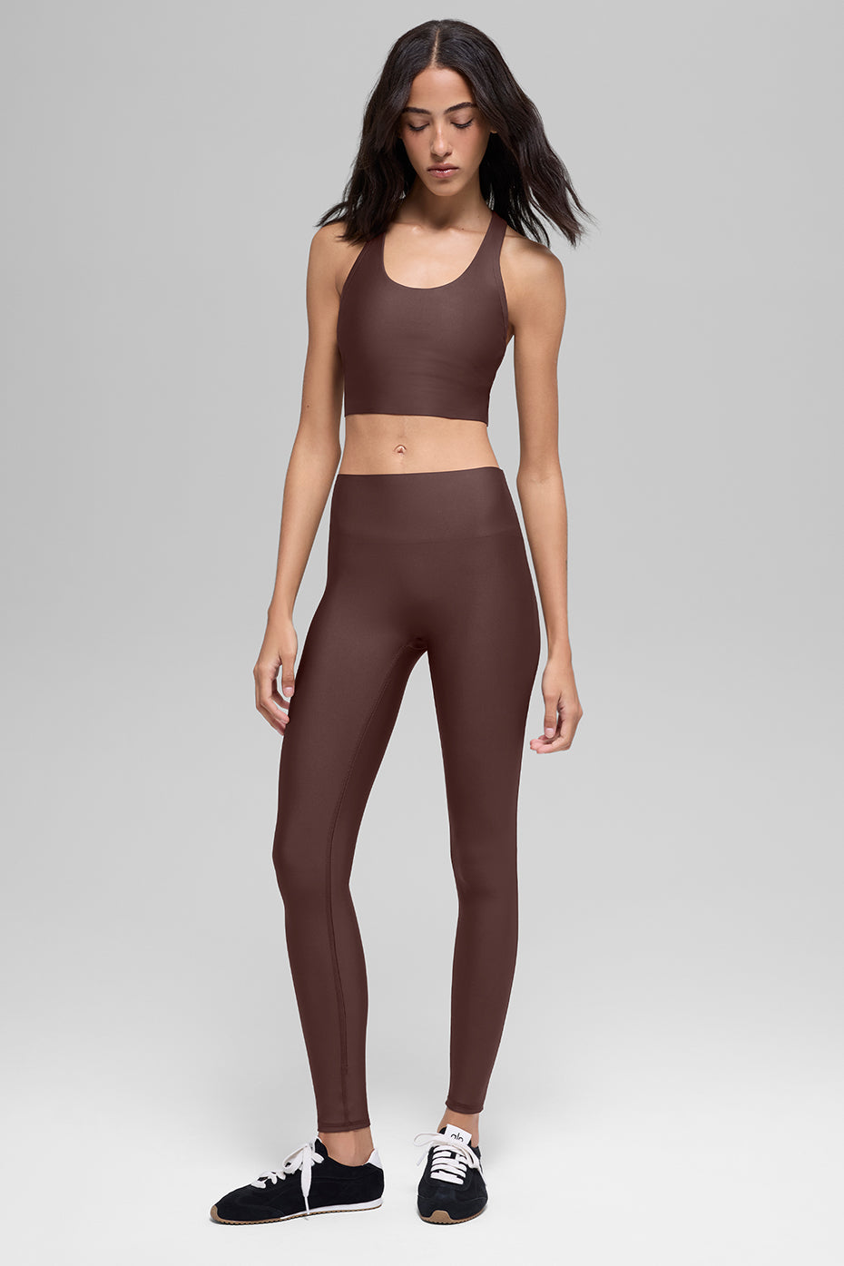 Alo Yoga Airlift High-Waist Sleek Legging  -  Brownstone