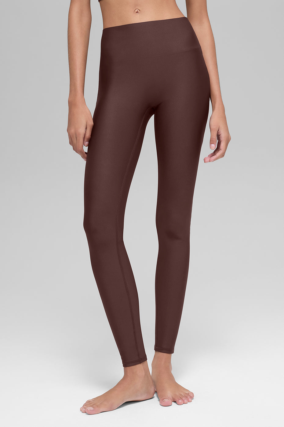 Alo Yoga Airlift High-Waist Sleek Legging  -  Brownstone