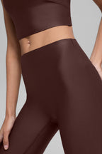 Alo Yoga Airlift High-Waist Sleek Legging  -  Brownstone