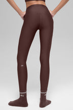 Alo Yoga Airlift High-Waist Sleek Legging  -  Brownstone