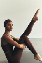 Alo Yoga Airlift High-Waist Sleek Legging  -  Brownstone