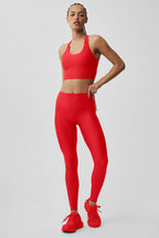 Alo Yoga Airlift High-Waist Sleek Legging  -  Bright Red