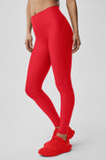 Alo Yoga Airlift High-Waist Sleek Legging  -  Bright Red