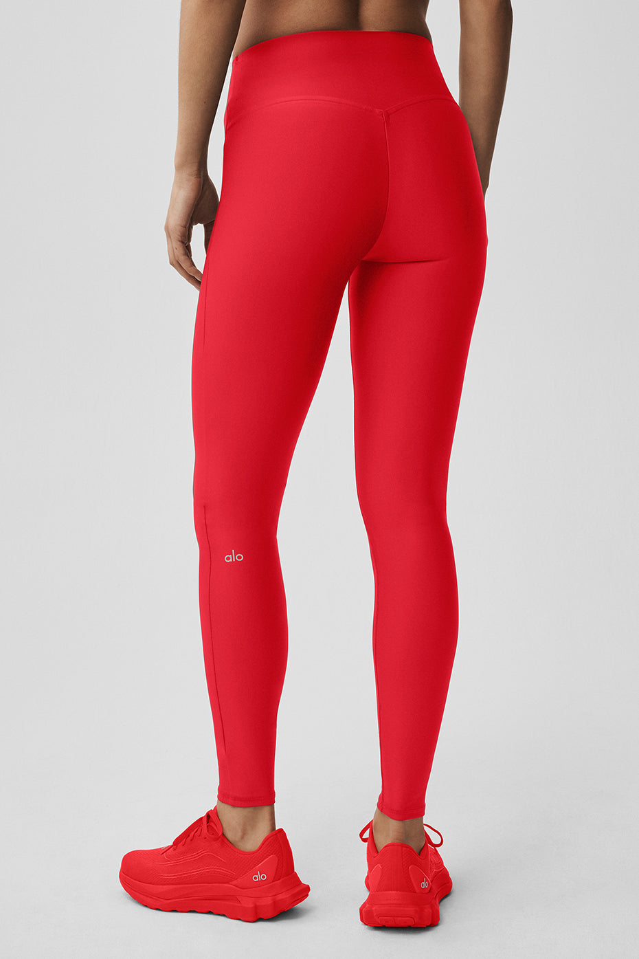 Alo Yoga Airlift High-Waist Sleek Legging  -  Bright Red