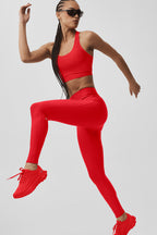 Alo Yoga Airlift High-Waist Sleek Legging  -  Bright Red