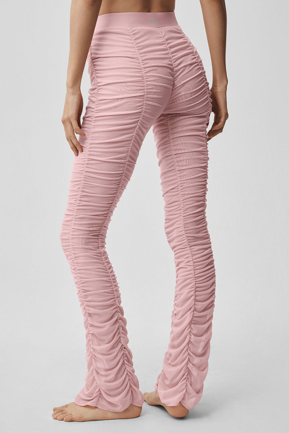 Alo Yoga Airlift Mesh High-Waist Cherish Legging  -  Vintage Pink