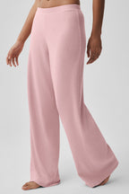 Alo Yoga Mid-Rise Dreamlight Straight Pant  -  Vintage Pink