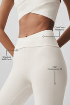 Alo Yoga Airlift High-Waist 7/8 Horizon Legging  -  Ivory