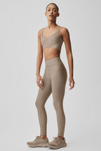 Alo Yoga Airlift High-Waist 7/8 Horizon Legging  -  Gravel