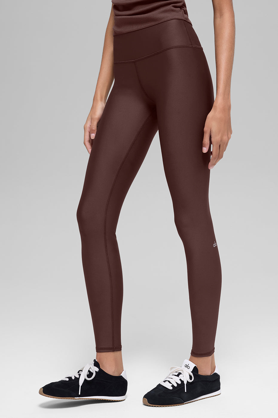 Alo Yoga Women's High-Waist Airlift Legging  -  Brownstone