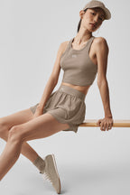 Alo Yoga Match Point Short - Gravel