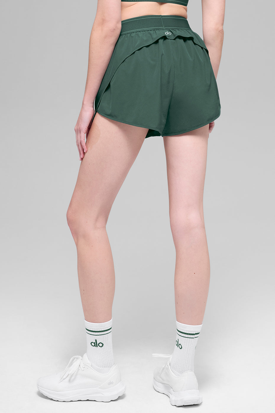 Alo Yoga Match Point Short -  Clover Green