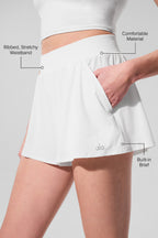 Alo Yoga Breezy Short  -  White