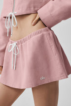 Alo Yoga Low-Rise Fan Favorite Micro Skirt  -  Vintage Pink
