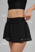 Alo Yoga Women's Victory Running Short  -  Black