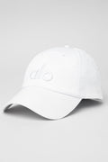 Alo Yoga Off-Duty Cap  - Bright White/White