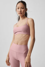 Alo Yoga Airlift Intrigue Bra  -  Vintage Pink