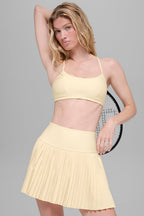 Alo Yoga Airlift Intrigue Bra  -  Candlelight Yellow