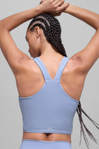 Alo Yoga Airbrush Real Bra Tank  -  Winter Frost