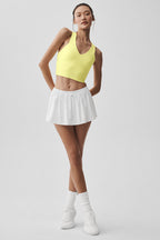 Alo Yoga Airbrush Real Bra Tank  -  Sunshine